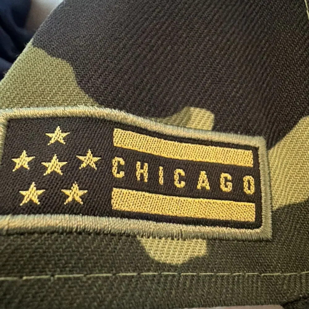 Chicago White Sox MLB NE 2022 Armed Forces Day On-Field Snapback Hat-Camo